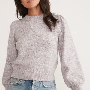 Marine Layer Alma Puff Sleeve Sweater XS